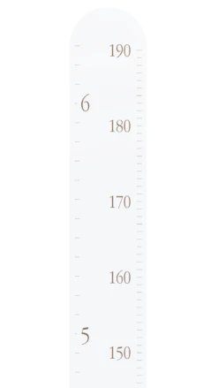 Abricotine Échelle De Croissance Blanche -Fillettes Et Fiston abricotine echelle de croissance blanche