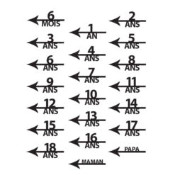 Abricotine Marqueurs De Temps Autocollants Blank
