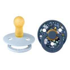 Bibs Suces Liberty Pqt 2 Camomile Lawn Baby Blue