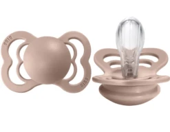 Bibs Suces Suprême Silicone Pqt 2 Blush -Fillettes Et Fiston bibs suces supreme silicone pqt 2 blush 1