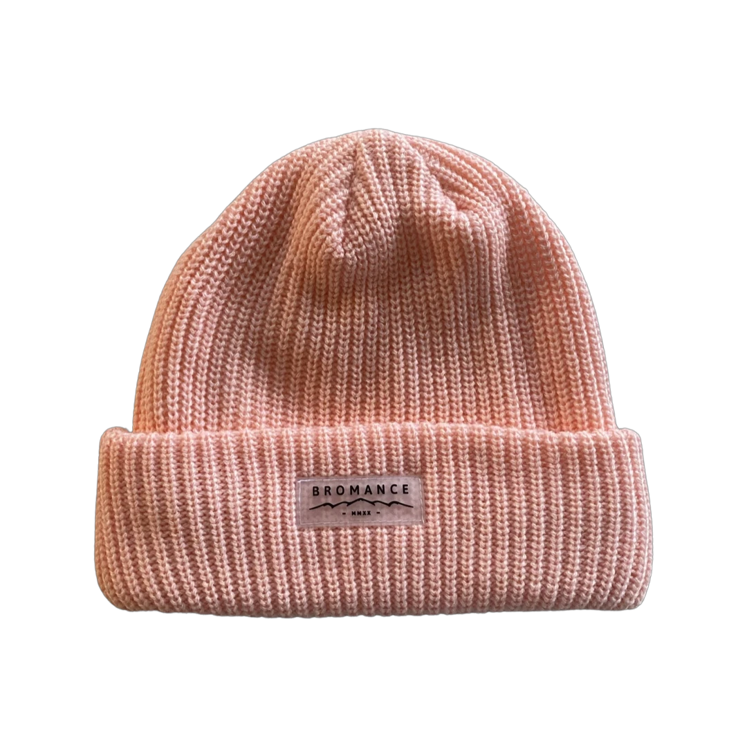 Bromance Tuque En Tricot Doublée Baby Pink 5 Bromance Tuque En Tricot Doublée Baby Pink – Image 3