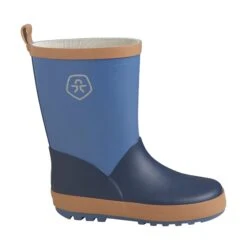Color Kids Bottes De Pluie Colorblock Blue -Fillettes Et Fiston color kids bottes de pluie colorblock blue 1