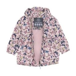 Color Kids Coupe Vent Imperméable Papillons Colorés -Fillettes Et Fiston color kids coupe vent impermeable papillons colore 2