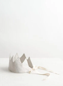 Confetti Mill Couronne En Lin Oatmeal -Fillettes Et Fiston confetti mill couronne en lin oatmeal 2