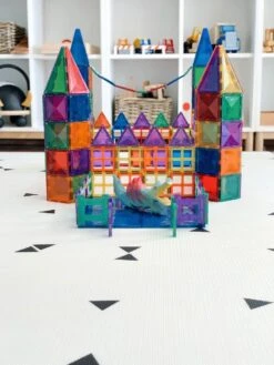 Connetix Ensemble Créatif Arc-en-ciel 100 Pièces -Fillettes Et Fiston connetix ensemble creatif arc en ciel 100 pieces 1