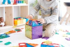 Connetix Ensemble Créatif Arc-en-ciel 100 Pièces -Fillettes Et Fiston connetix ensemble creatif arc en ciel 100 pieces 8