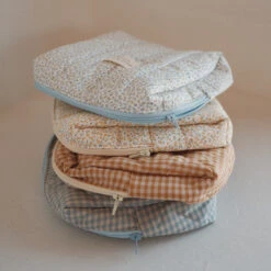 Dans Le Sac Pochette Matelassée Mama Blue Gingham -Fillettes Et Fiston dans le sac pochette matelassee mama blue gingham 2