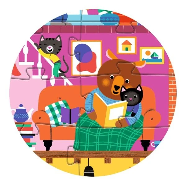 Djeco Casse-tête Géant - La Maison Des P’tits Copains (36 Mcx) 5 Djeco Casse-tête Géant - La Maison Des P’tits Copains (36 Mcx) – Image 3