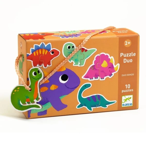 Djeco Puzzle Duo - Dinos 3 Djeco Puzzle Duo - Dinos