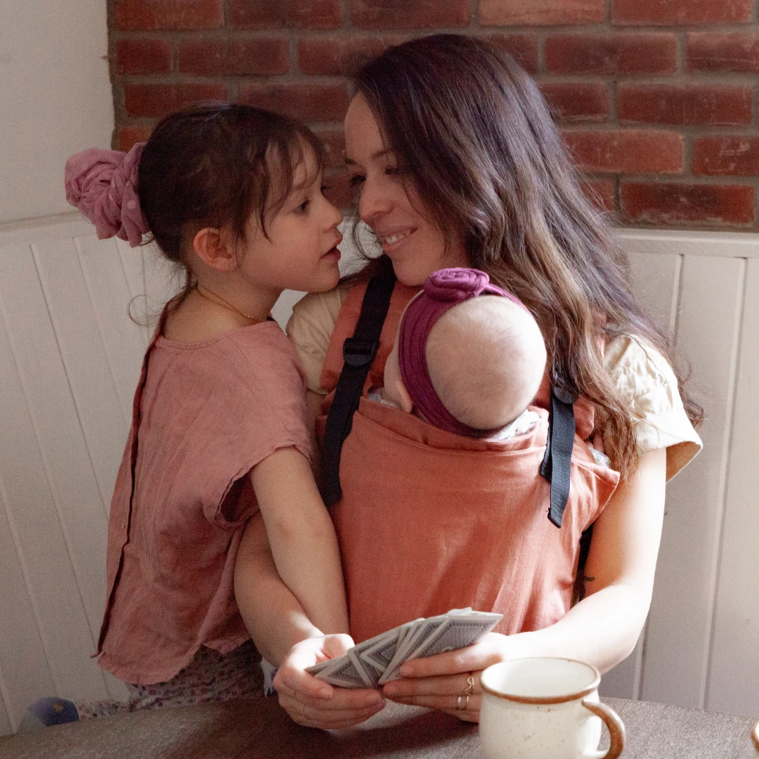 Gustine Porte-bébé Évolution Lin Blossom 4 Gustine Porte-bébé Évolution Lin Blossom – Image 2