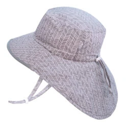 Jan & Jul Chapeau Aventure Grey Herringbone -Fillettes Et Fiston jan jul chapeau aventure grey herringbone 2