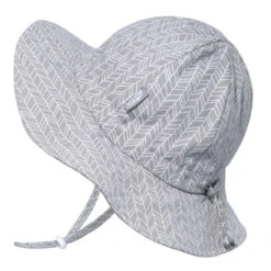 Jan & Jul ChapeauFloppy Grey Herringbone