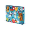 Janod Puzzle Tactile Géant - Les Animaux De La Forêt (20 Mcx) -Fillettes Et Fiston janod puzzle tactile geant les animaux de la foret