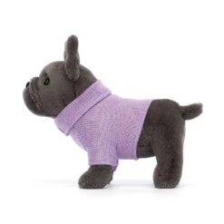 Jellycat Peluche Frenchie Tricot Mauve