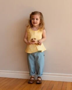 Les Petites Natures Pantacourt Denim Indigo