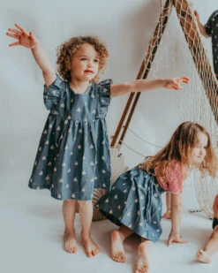 Lilly + Sid Robe Bateaux -Fillettes Et Fiston lilly sid robe bateaux 2