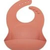 Loulou Lollipop Bavette De Silicone Terra Cotta -Fillettes Et Fiston loulou lollipop bavette de silicone terra cotta