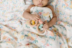 Loulou Lollipop Couverture En Mousseline Floral Bouquet -Fillettes Et Fiston loulou lollipop couverture en mousseline floral bo 3