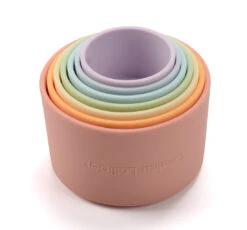 Loulou Lollipop Tour à Empiler En Silicone Rainbow