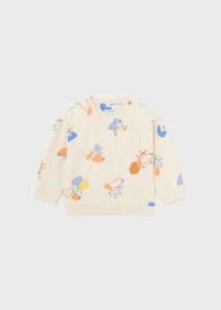 Mayoral Chandail En Molleton Chiens Pastel