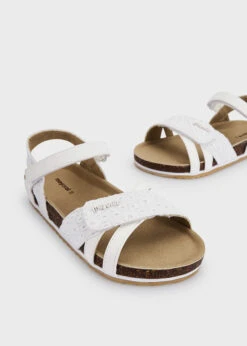 Mayoral Sandales Brodées Blanches -Fillettes Et Fiston mayoral sandales brodees blanches 2