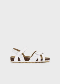 Mayoral Sandales Brodées Blanches -Fillettes Et Fiston mayoral sandales brodees blanches 3