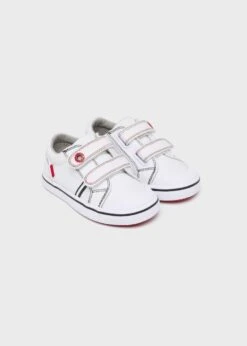 Mayoral Souliers En Toile Blanc -Fillettes Et Fiston mayoral souliers en toile blanc 4