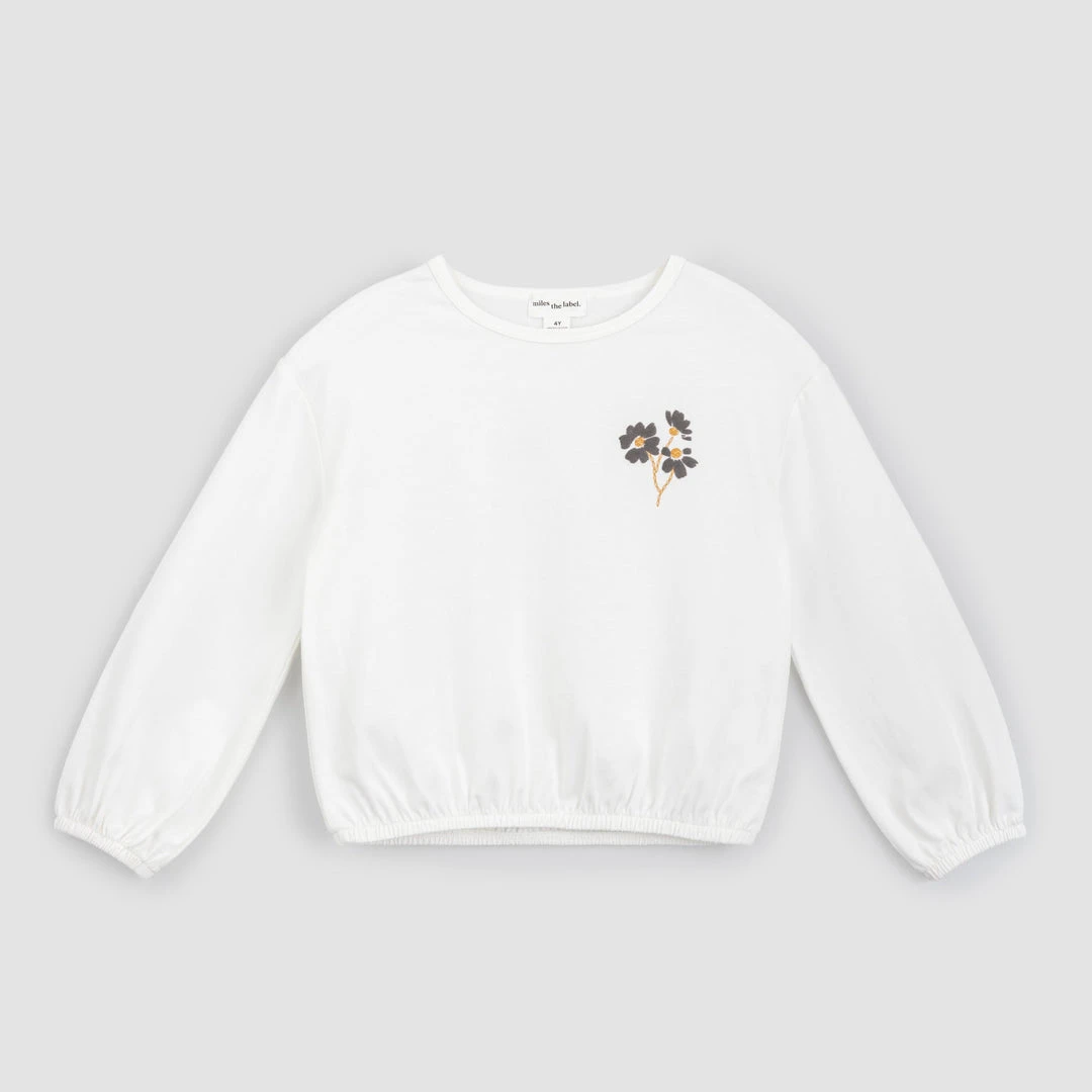 Miles Chandail Broderie Fleurs D'automne 3 Miles Chandail Broderie Fleurs D'automne