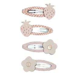 Mimi & Lula Barrettes Fraises Fleurs -Fillettes Et Fiston mimi lula barrettes fraises fleurs 2