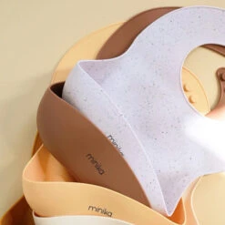 Fillettes Et Fiston -Fillettes Et Fiston minika bavette en silicone lavender 1