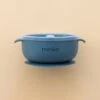 Minika Bol Avec Couvercle Indigo -Fillettes Et Fiston minika bol avec couvercle indigo