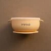 Minika Bol De Silicone Avec Couvercle Sunset -Fillettes Et Fiston minika bol de silicone avec couvercle sunset