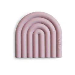 Mushie Arc-en-ciel De Dentition Mauve -Fillettes Et Fiston mushie arc en ciel de dentition mauve 2
