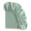Mushie Drap Contour De Bassinette En Cotton Extensible Roman Green 1 Mushie Drap Contour De Bassinette En Cotton Extensible Roman Green -Fillettes Et Fiston mushie drap contour de bassinette en cotton extens