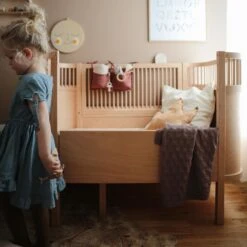 Mushie Pochette De Rangement Pour Bassinette Cognac