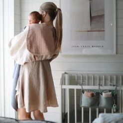 Mushie Pochette De Rangement Pour Bassinette Tradewinds -Fillettes Et Fiston mushie pochette de rangement pour bassinette trade 3