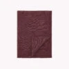 Petit Lem Couverture En Tricot Aubergine -Fillettes Et Fiston petit lem couverture en tricot aubergine