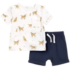 Petit Lem Ensemble Deux Pièces Golden Retriever