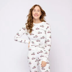 Petit Lem Pyjama Voitures Festives Femme -Fillettes Et Fiston petit lem pyjama voitures festives femme 2