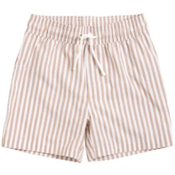 Petit Lem Short De Piscine Ligné Taupe
