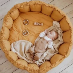 Play N Go Tapis De Jeu 3 En 1 - Moutarde -Fillettes Et Fiston play n go tapis de jeu 3 en 1 moutarde 3