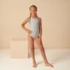 Rylee + Cru Léotard Blue Daisy -Fillettes Et Fiston rylee cru leotard blue daisy