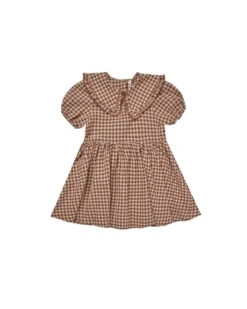 Rylee + Cru Robe Camille Gingham Brown -Fillettes Et Fiston rylee cru robe camille gingham brown 3