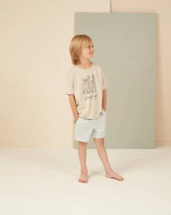 Rylee + Cru Short De Piscine Seafoam Check -Fillettes Et Fiston rylee cru short de piscine seafoam check 2